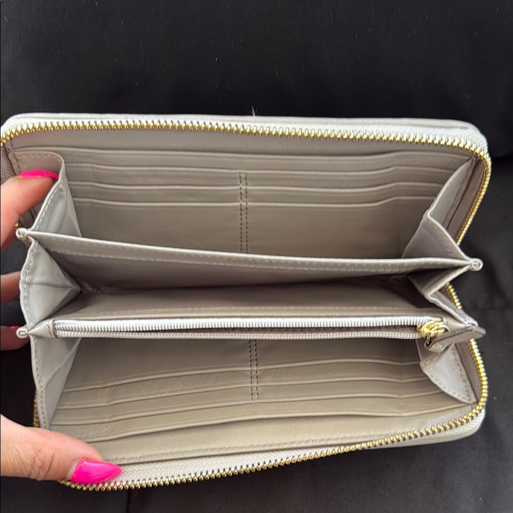 Coach Madison Accordion Gathered Leather Zip Wallet - Picture 2 of 5